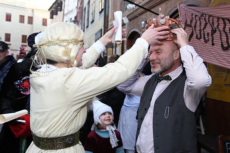 Carnival parade in Český Krumlov, 21st February 2012