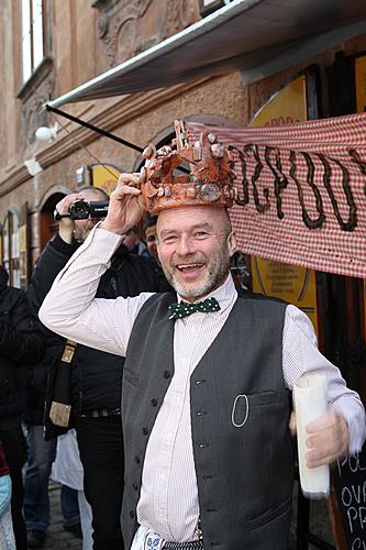 Carnival parade in Český Krumlov, 21st February 2012