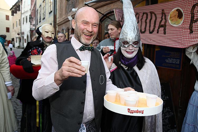 Carnival parade in Český Krumlov, 21st February 2012