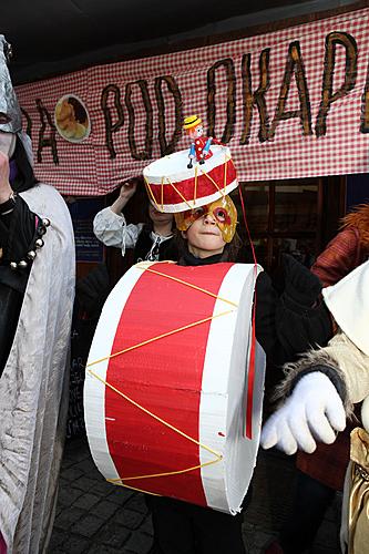 Carnival parade in Český Krumlov, 21st February 2012