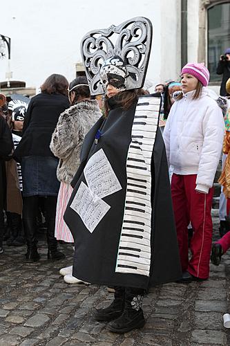 Carnival parade in Český Krumlov, 21st February 2012