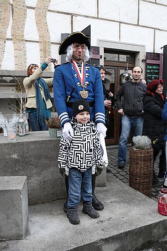 Masopustní průvod v Českém Krumlově, 21. února 2012