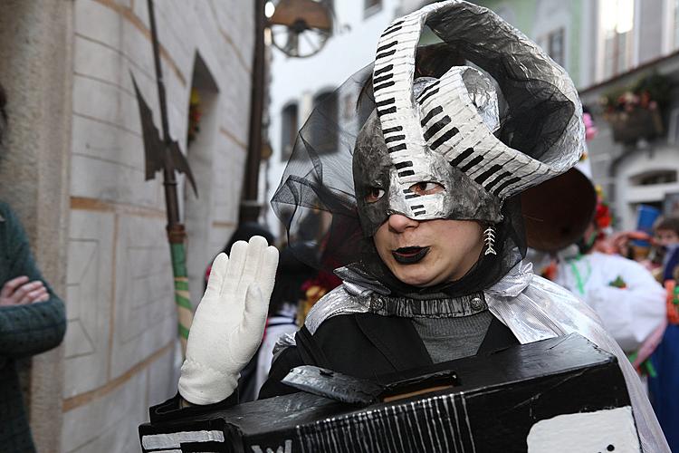 Carnival parade in Český Krumlov, 21st February 2012