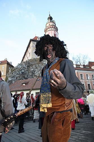 Carnival parade in Český Krumlov, 21st February 2012