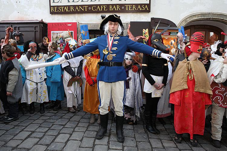 Carnival parade in Český Krumlov, 21st February 2012