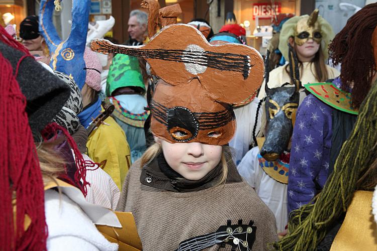 Carnival parade in Český Krumlov, 21st February 2012