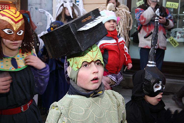 Carnival parade in Český Krumlov, 21st February 2012