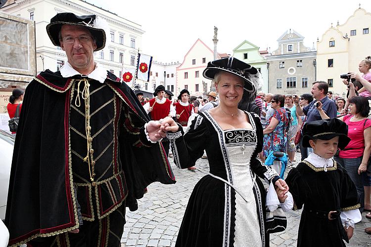 Slavnosti pětilisté růže ®, Český Krumlov, 22. - 24.6.2012