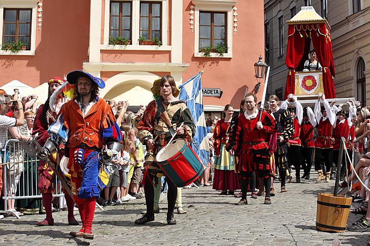 Slavnosti pětilisté růže ®, Český Krumlov, 22. - 24.6.2012