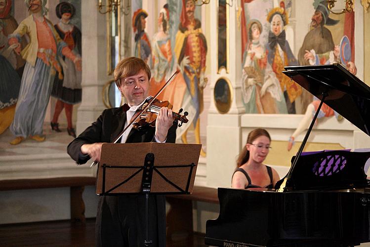 Geigenrezital - Pavel Eret (Geige), Suzanna Hlinka (Klavier), Kammermusikfestival Český Krumlov, 4.7.2012