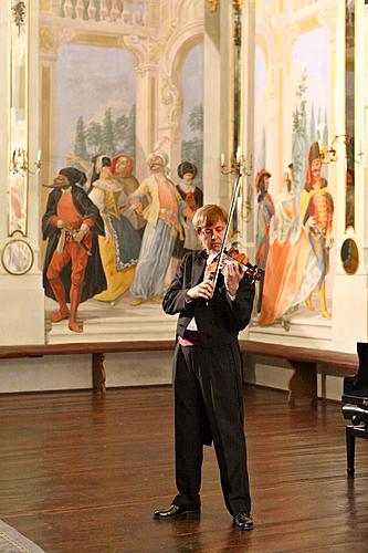 Houslový recitál - Pavel Eret (housle), Suzanna Hlinka (klavír), Festival komorní hudby Český Krumlov, 4.7.2012