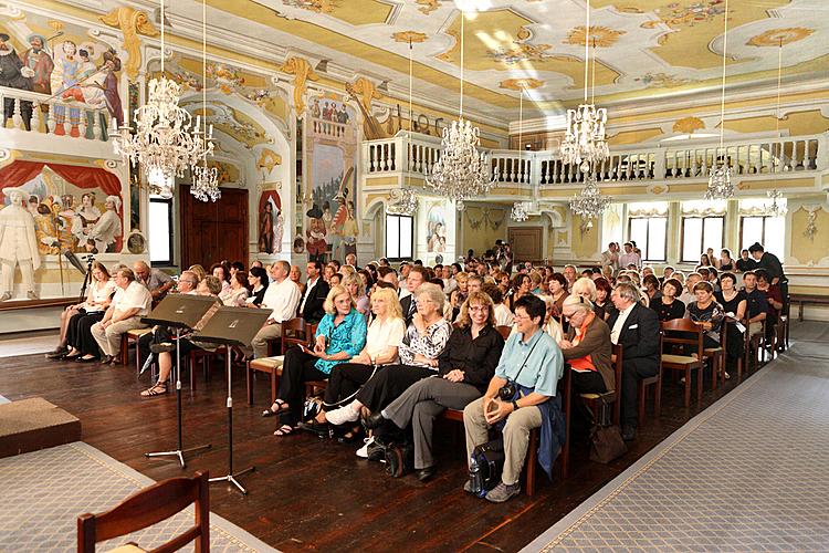 Koncert k poctě Mistra Josefa Suka - Gabriela Demeterová (housle), Jan Mráček (housle), Josef Špaček (housle), Jihočeská komorní filharmonie a Jan Talich (dirigent), Festival komorní hudby Český Krumlov, 7.7.2012