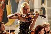 Concert In Honor to master Josef Suk - Gabriela Demeterová (violin), Jan Mráček (violin), Josef Špaček (violin), South Bohemian Chamber Philharmonic and Jan Talich (conductor), Chamber Music Festival Český Krumlov, 7.7.2012, photo by: Lubor Mrázek