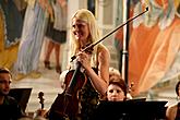 Concert In Honor to master Josef Suk - Gabriela Demeterová (violin), Jan Mráček (violin), Josef Špaček (violin), South Bohemian Chamber Philharmonic and Jan Talich (conductor), Chamber Music Festival Český Krumlov, 7.7.2012, photo by: Lubor Mrázek