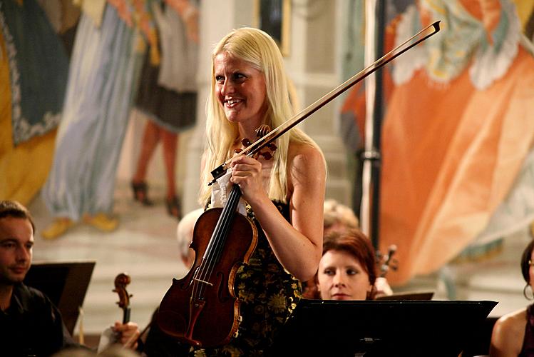 Concert In Honor to master Josef Suk - Gabriela Demeterová (violin), Jan Mráček (violin), Josef Špaček (violin), South Bohemian Chamber Philharmonic and Jan Talich (conductor), Chamber Music Festival Český Krumlov, 7.7.2012