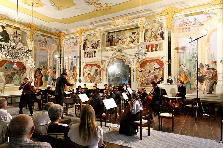 Concert In Honor to master Josef Suk - Gabriela Demeterová (violin), Jan Mráček (violin), Josef Špaček (violin), South Bohemian Chamber Philharmonic and Jan Talich (conductor), Chamber Music Festival Český Krumlov, 7.7.2012