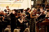 Concert In Honor to master Josef Suk - Gabriela Demeterová (violin), Jan Mráček (violin), Josef Špaček (violin), South Bohemian Chamber Philharmonic and Jan Talich (conductor), Chamber Music Festival Český Krumlov, 7.7.2012, photo by: Lubor Mrázek