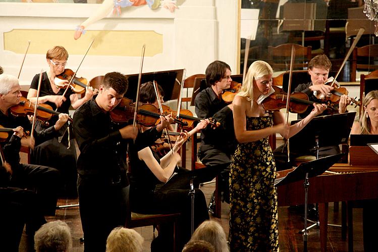 Concert In Honor to master Josef Suk - Gabriela Demeterová (violin), Jan Mráček (violin), Josef Špaček (violin), South Bohemian Chamber Philharmonic and Jan Talich (conductor), Chamber Music Festival Český Krumlov, 7.7.2012