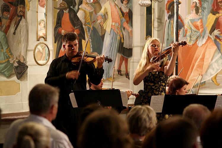 Koncert k poctě Mistra Josefa Suka - Gabriela Demeterová (housle), Jan Mráček (housle), Josef Špaček (housle), Jihočeská komorní filharmonie a Jan Talich (dirigent), Festival komorní hudby Český Krumlov, 7.7.2012