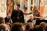 Concert In Honor to master Josef Suk - Gabriela Demeterová (violin), Jan Mráček (violin), Josef Špaček (violin), South Bohemian Chamber Philharmonic and Jan Talich (conductor), Chamber Music Festival Český Krumlov, 7.7.2012, photo by: Lubor Mrázek