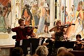 Concert In Honor to master Josef Suk - Gabriela Demeterová (violin), Jan Mráček (violin), Josef Špaček (violin), South Bohemian Chamber Philharmonic and Jan Talich (conductor), Chamber Music Festival Český Krumlov, 7.7.2012, photo by: Lubor Mrázek