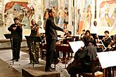 Concert In Honor to master Josef Suk - Gabriela Demeterová (violin), Jan Mráček (violin), Josef Špaček (violin), South Bohemian Chamber Philharmonic and Jan Talich (conductor), Chamber Music Festival Český Krumlov, 7.7.2012, photo by: Lubor Mrázek