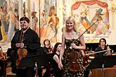 Concert In Honor to master Josef Suk - Gabriela Demeterová (violin), Jan Mráček (violin), Josef Špaček (violin), South Bohemian Chamber Philharmonic and Jan Talich (conductor), Chamber Music Festival Český Krumlov, 7.7.2012, photo by: Lubor Mrázek