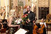 Concert In Honor to master Josef Suk - Gabriela Demeterová (violin), Jan Mráček (violin), Josef Špaček (violin), South Bohemian Chamber Philharmonic and Jan Talich (conductor), Chamber Music Festival Český Krumlov, 7.7.2012, photo by: Lubor Mrázek