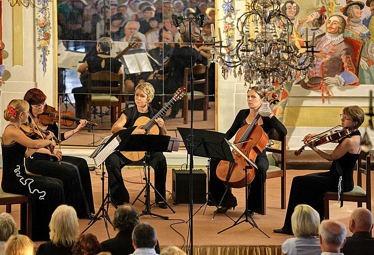 Melanie Hosp and Kaprálová Quartet, 26.7.2012, 21st International Music Festival Český Krumlov