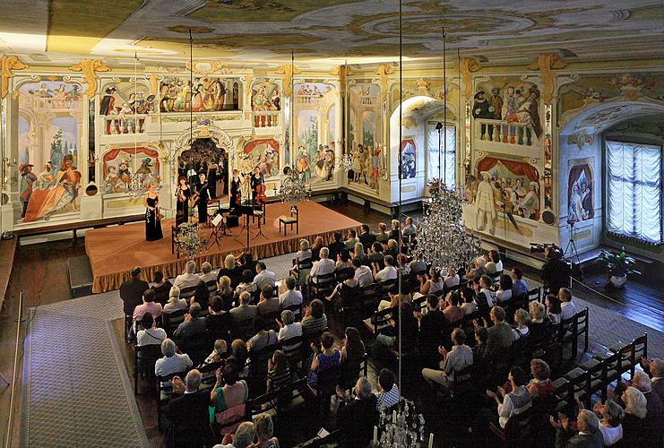 Melanie Hosp and Kaprálová Quartet, 26.7.2012, 21st International Music Festival Český Krumlov