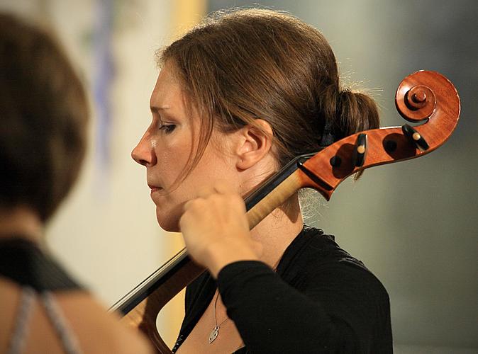 Melanie Hosp and Kaprálová Quartet, 26.7.2012, 21st International Music Festival Český Krumlov