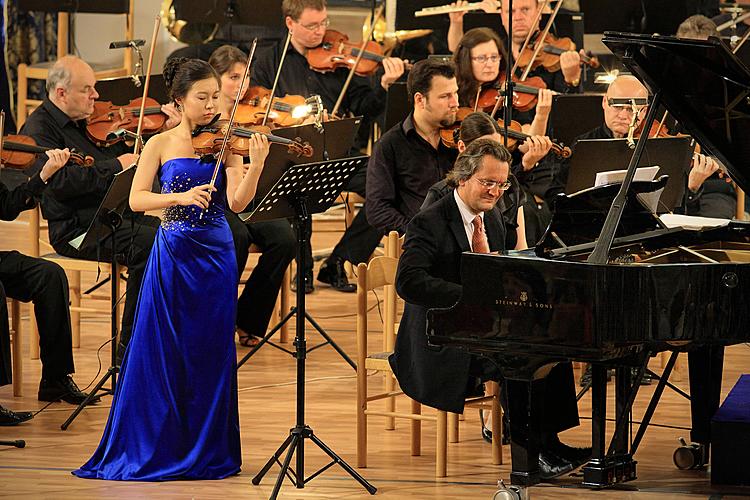 Konstantin Scherbakov and Sanghee Cheong, 27.7.2012, 21st International Music Festival Český Krumlov