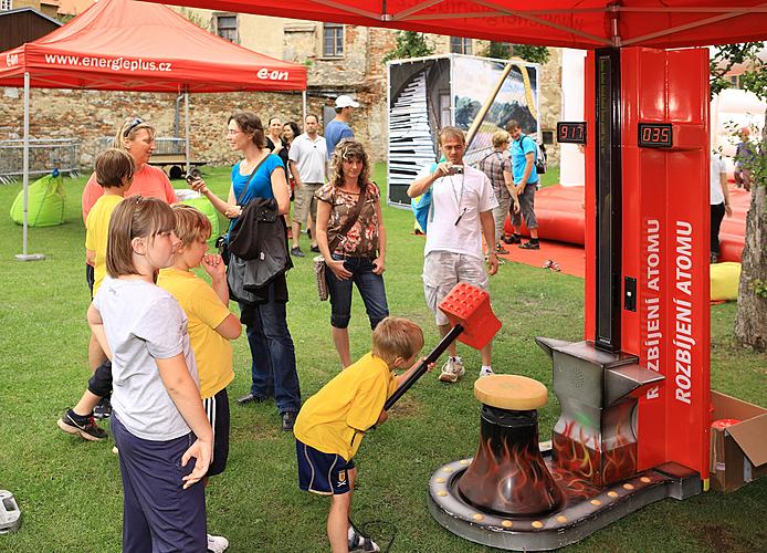 Kindernachmittags im Rhythmus der Energie, 29.7.2012, 21. Internationales Musikfestival Český Krumlov