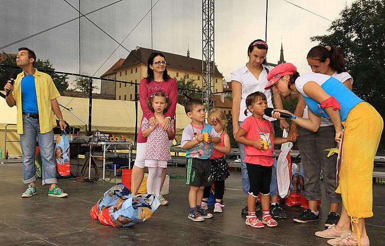 Kindernachmittags im Rhythmus der Energie, 29.7.2012, 21. Internationales Musikfestival Český Krumlov