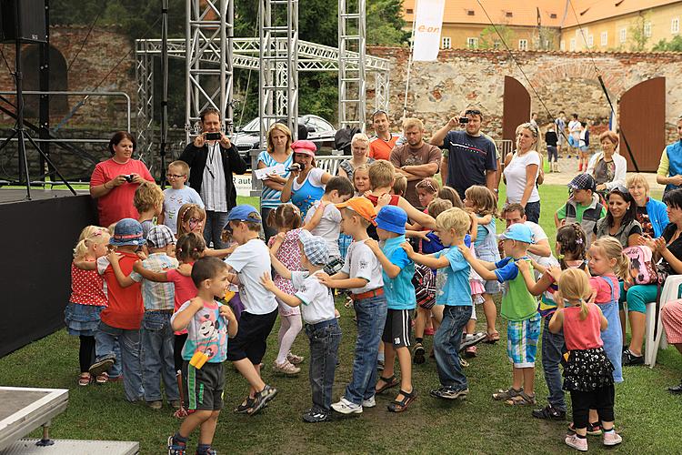 Kindernachmittags im Rhythmus der Energie, 29.7.2012, 21. Internationales Musikfestival Český Krumlov