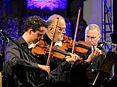 Bohuslav Matoušek (violin), Jakub Junek (violin) and Prague Radio Symphony Orchestra Collegium, 3.8.2012, 21st International Music Festival Český Krumlov, source: © Auviex s.r.o., photo by: Libor Sváček