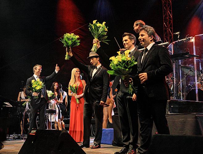 Kanadischen Tenöre - Feireliches Abschlusskonzert, 18.8.2012, 21. Internationales Musikfestival Český Krumlov