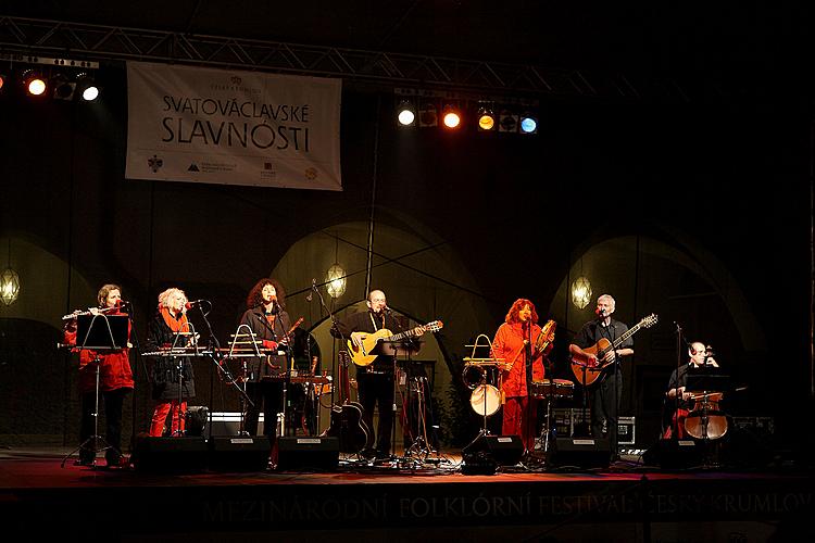 Saint Wenceslas Celebrations and International Folk Music Festival 2012 in Český Krumlov, Friday 28th September 2012