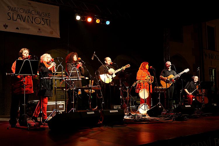 Saint Wenceslas Celebrations and International Folk Music Festival 2012 in Český Krumlov, Friday 28th September 2012