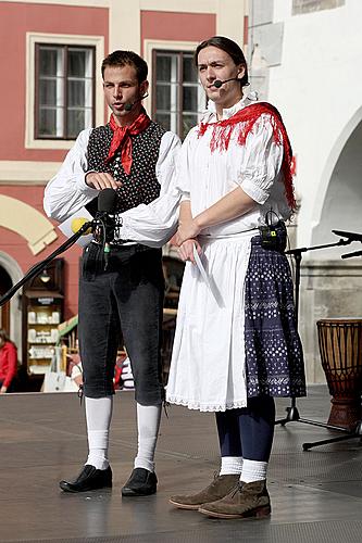 Saint Wenceslas Celebrations and International Folk Music Festival 2012 in Český Krumlov, Saturday 29th September 2012