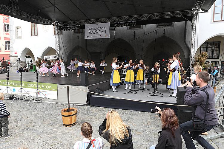 Saint Wenceslas Celebrations and International Folk Music Festival 2012 in Český Krumlov, Saturday 29th September 2012