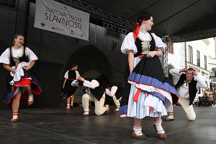 Saint Wenceslas Celebrations and International Folk Music Festival 2012 in Český Krumlov, Saturday 29th September 2012