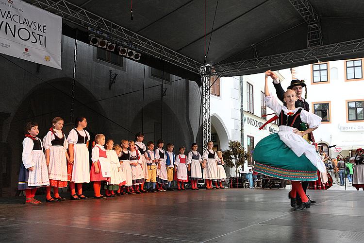 St.-Wenzels-Fest und Internationales Folklorefestival 2012 in Český Krumlov, Samstag 29. September 2012