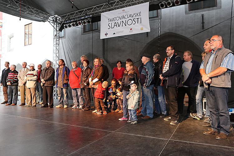 Svatováclavské slavnosti a Mezinárodní folklórní festival 2012 v Českém Krumlově, sobota 29. září 2012