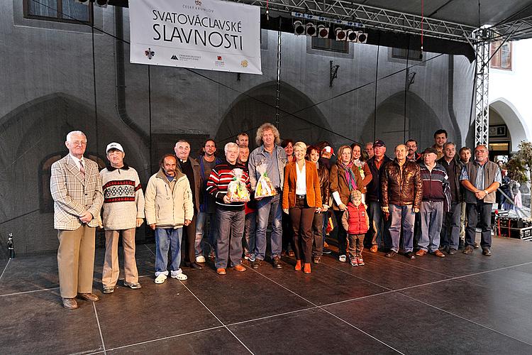 Saint Wenceslas Celebrations and International Folk Music Festival 2012 in Český Krumlov, Saturday 29th September 2012