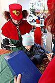 2. Advent Sunday - Baby Jesus Post Office located in the U Zlatého anděla Hotel and arrival of the White Lady, 9.12.2012, photo by: Lubor Mrázek