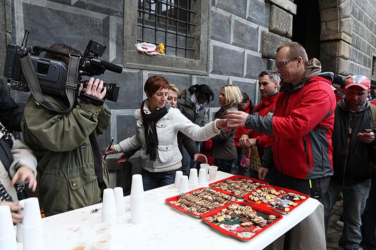 Bärenweihnachten in  Český Krumlov 24.12.2011