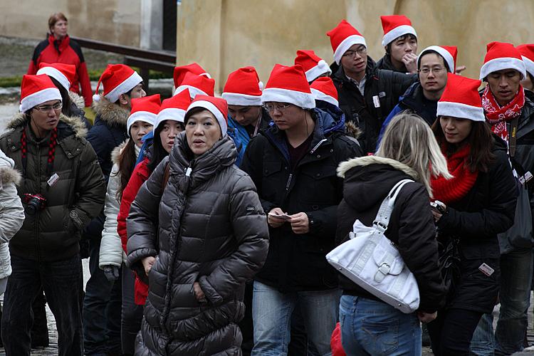 Bärenweihnachten in  Český Krumlov 24.12.2011