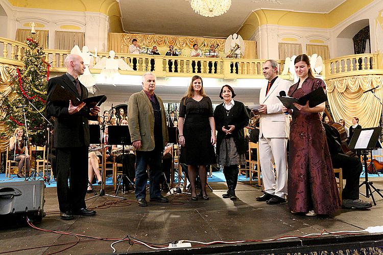 Concert performed by the Artistic Elementary School in Český Krumlov to celebrate the 20th anniversary of entering the town into the UNESCO World Heritage List, 15.12.2012