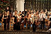 Concert performed by the Artistic Elementary School in Český Krumlov to celebrate the 20th anniversary of entering the town into the UNESCO World Heritage List, 15.12.2012, photo by: Lubor Mrázek